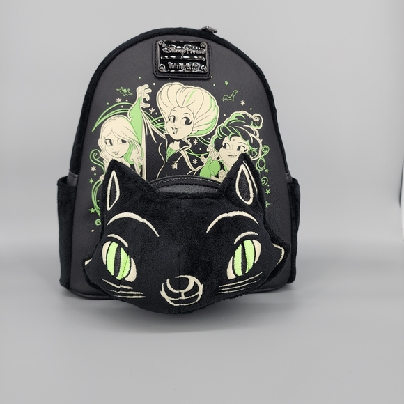 Loungefly Handbags - Loungefly Hocus Pocus Sanderson Sisters & Binx Glow Mini Backpack